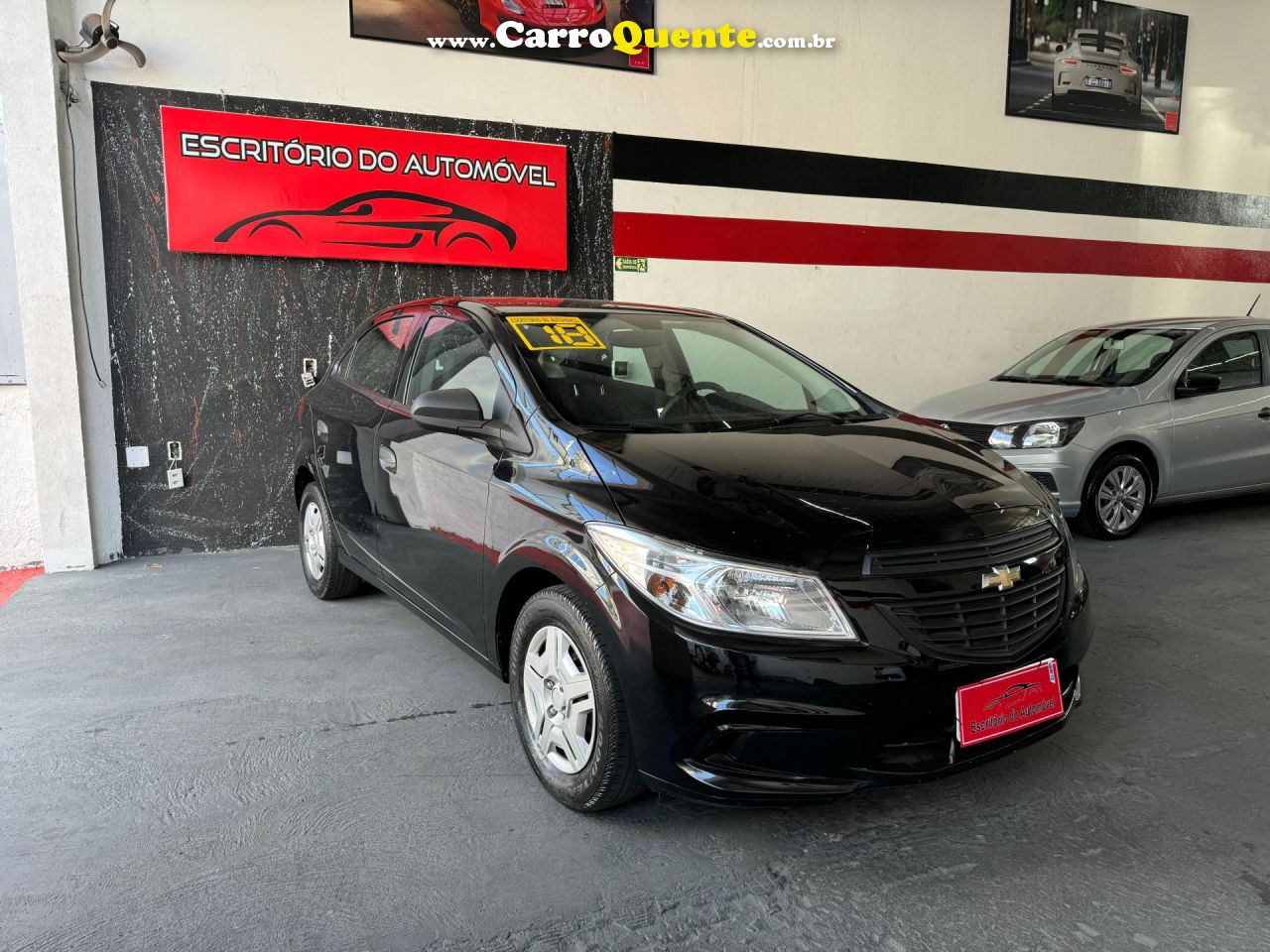 CHEVROLET   ONIX HATCH JOY 1.0 8V FLEX 5P MEC.   PRETO 2018 1.0 FLEX - Loja