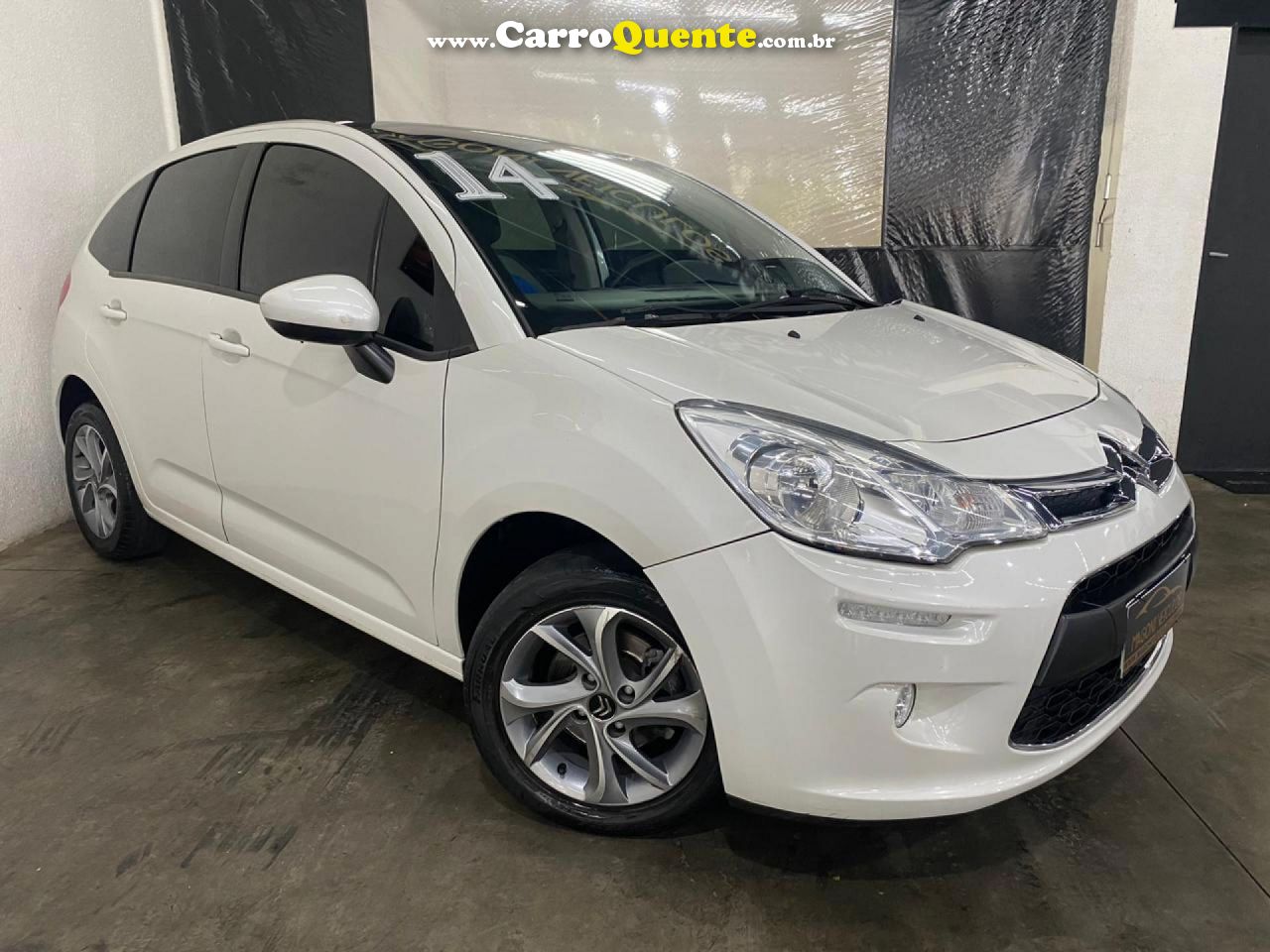 CITROËN   C3 TENDANCE 1.6 VTI FLEX START 16V AUT.   BRANCO 2015 1.6 FLEX - Loja