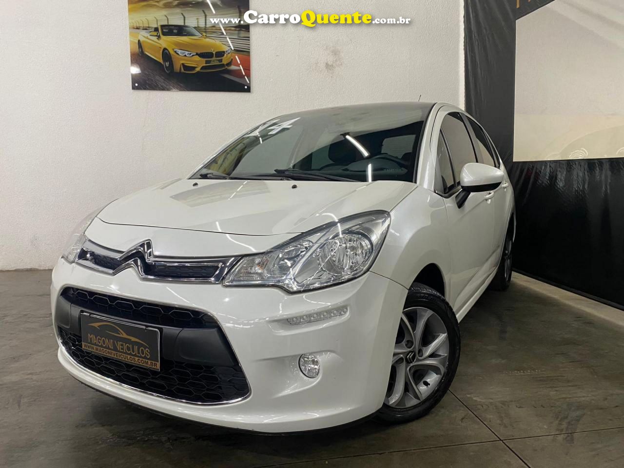 CITROËN   C3 TENDANCE 1.6 VTI FLEX START 16V AUT.   BRANCO 2015 1.6 FLEX - Loja