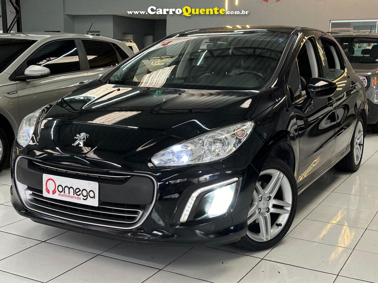 PEUGEOT   308 ACTIVE 1.6 FLEX 16V 5P MEC.   PRETO 2014 1.6 FLEX - Loja