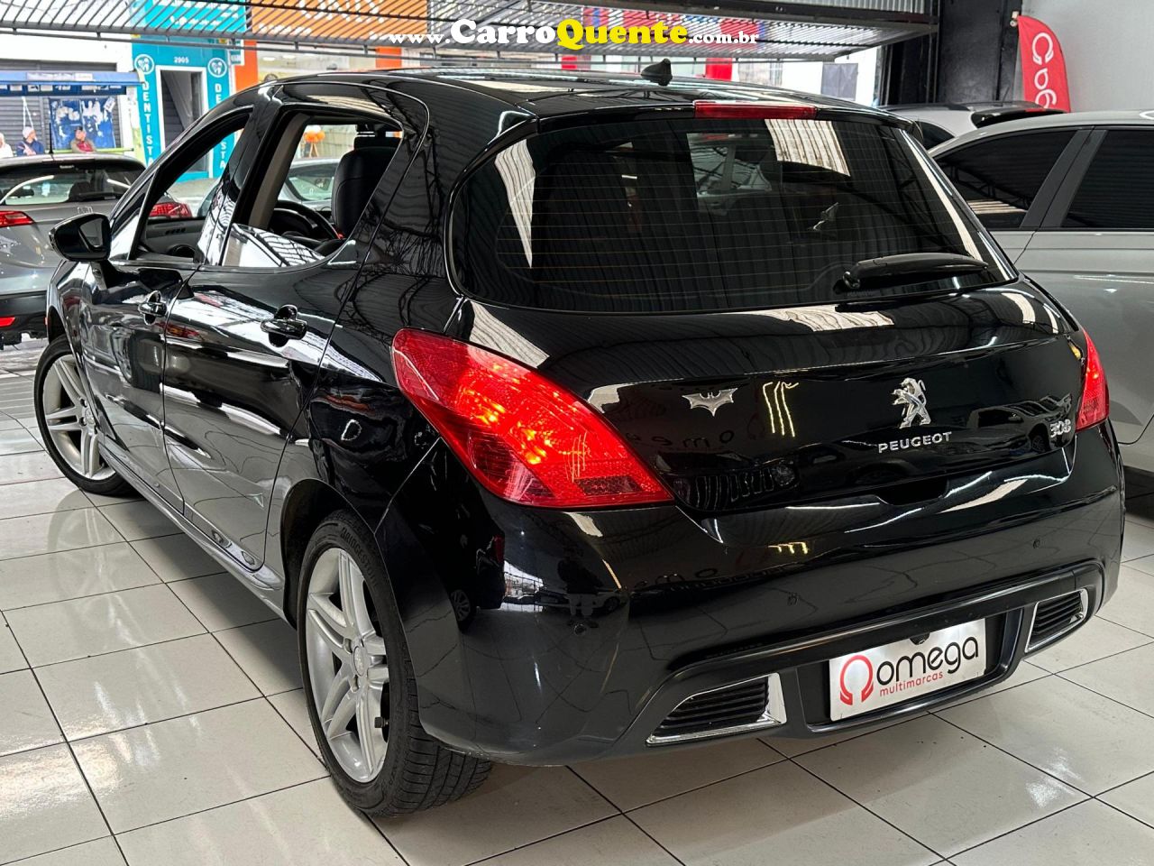 PEUGEOT   308 ACTIVE 1.6 FLEX 16V 5P MEC.   PRETO 2014 1.6 FLEX - Loja