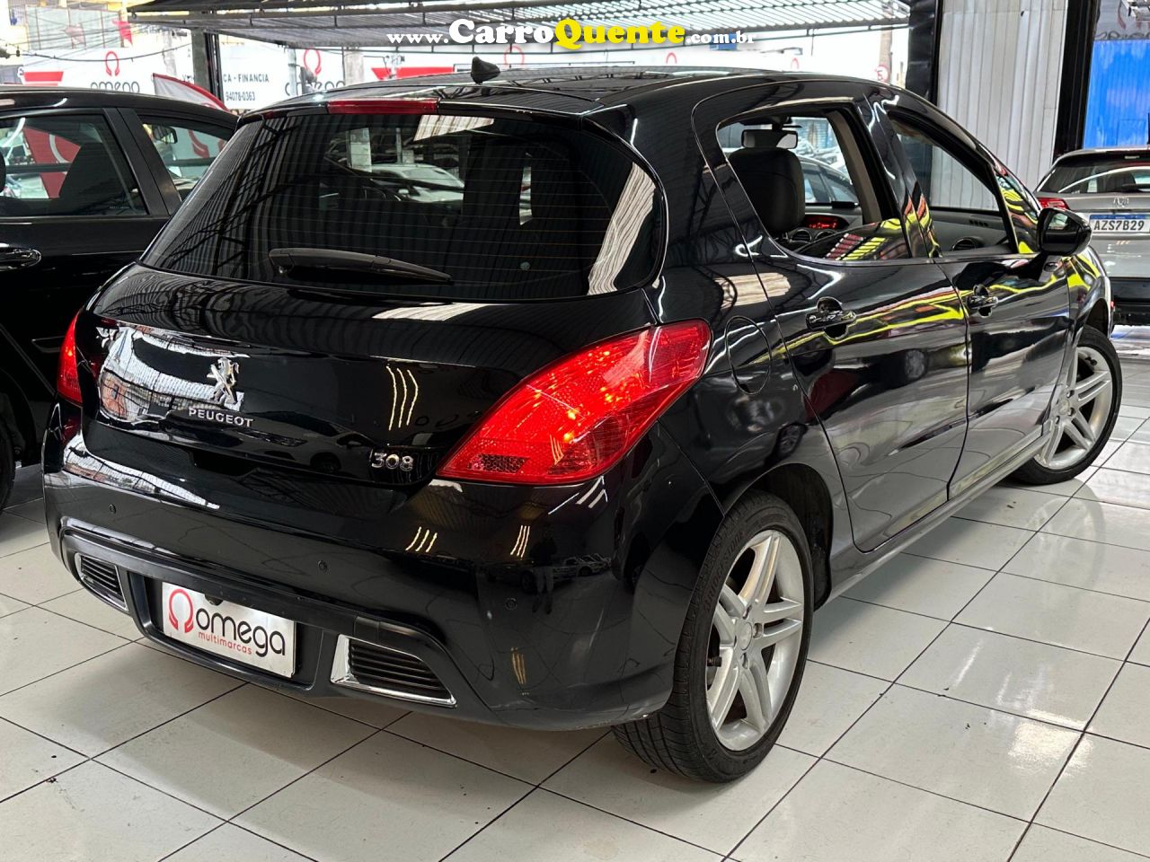 PEUGEOT   308 ACTIVE 1.6 FLEX 16V 5P MEC.   PRETO 2014 1.6 FLEX - Loja