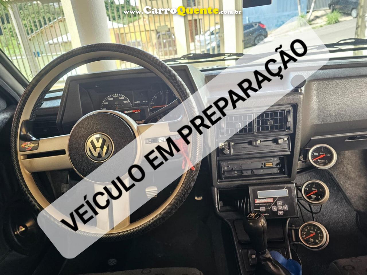 VOLKSWAGEN   GOL CLI  CL COPA STONES 1.6   PRETO 1992 1.6 GASOLINA - Loja