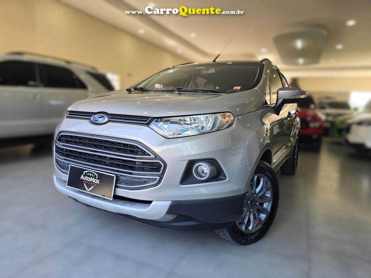 FORD   ECOSPORT FREESTYLE 1.6 16V FLEX 5P   PRATA 2014 1.6 FLEX - Loja