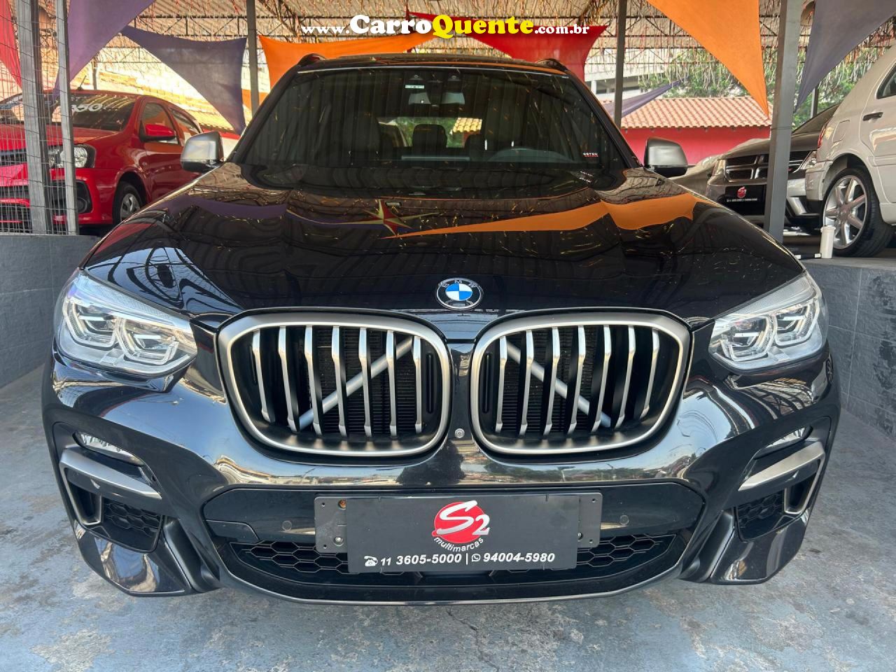 BMW   X3 M40I 3.0 TURBO V6  AUT.   PRETO 2020 3.0 GASOLINA - Loja