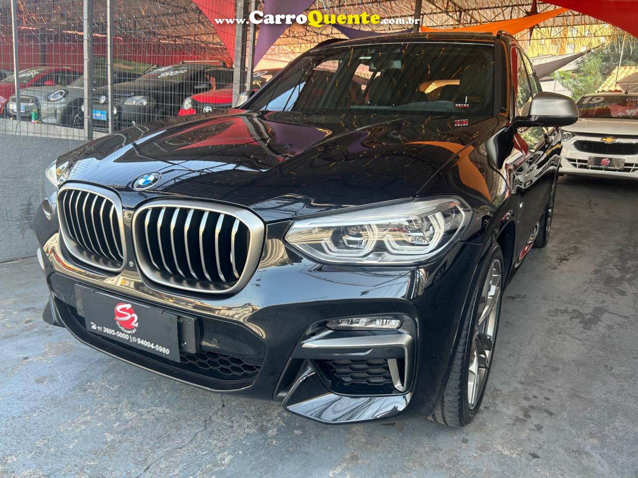 BMW   X3 M40I 3.0 TURBO V6  AUT.   PRETO 2020 3.0 GASOLINA - Loja