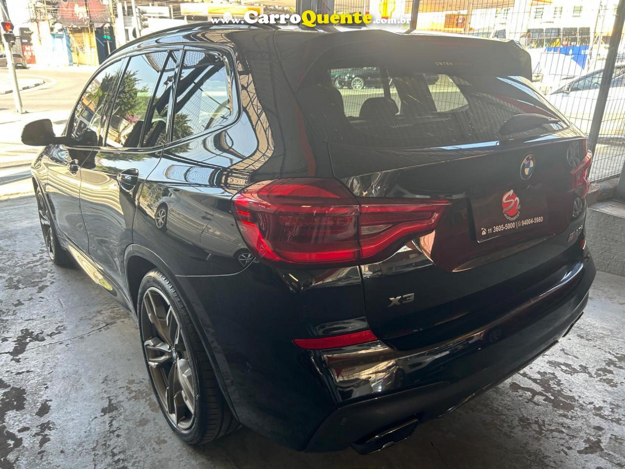 BMW   X3 M40I 3.0 TURBO V6  AUT.   PRETO 2020 3.0 GASOLINA - Loja