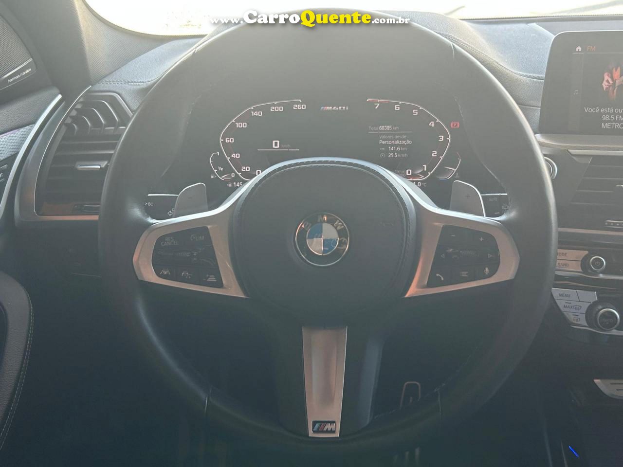 BMW   X3 M40I 3.0 TURBO V6  AUT.   PRETO 2020 3.0 GASOLINA - Loja