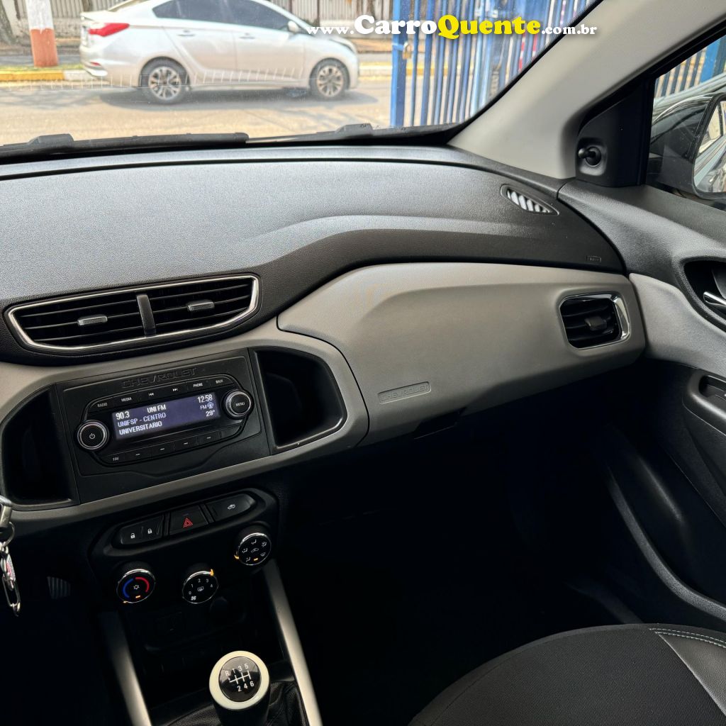 CHEVROLET   ONIX HATCH LT 1.0 8V FLEXPOWER 5P MEC.   PRETO 2019 1.0 FLEX - Loja