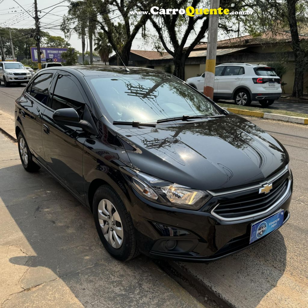 CHEVROLET   ONIX HATCH LT 1.0 8V FLEXPOWER 5P MEC.   PRETO 2019 1.0 FLEX - Loja