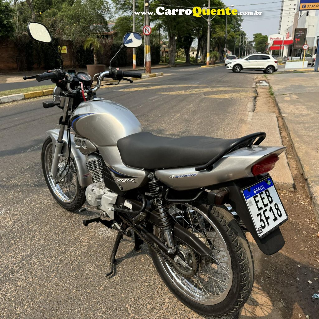 YAMAHA    YBR 125K   PRATA 2008 125 GASOLINA - Loja