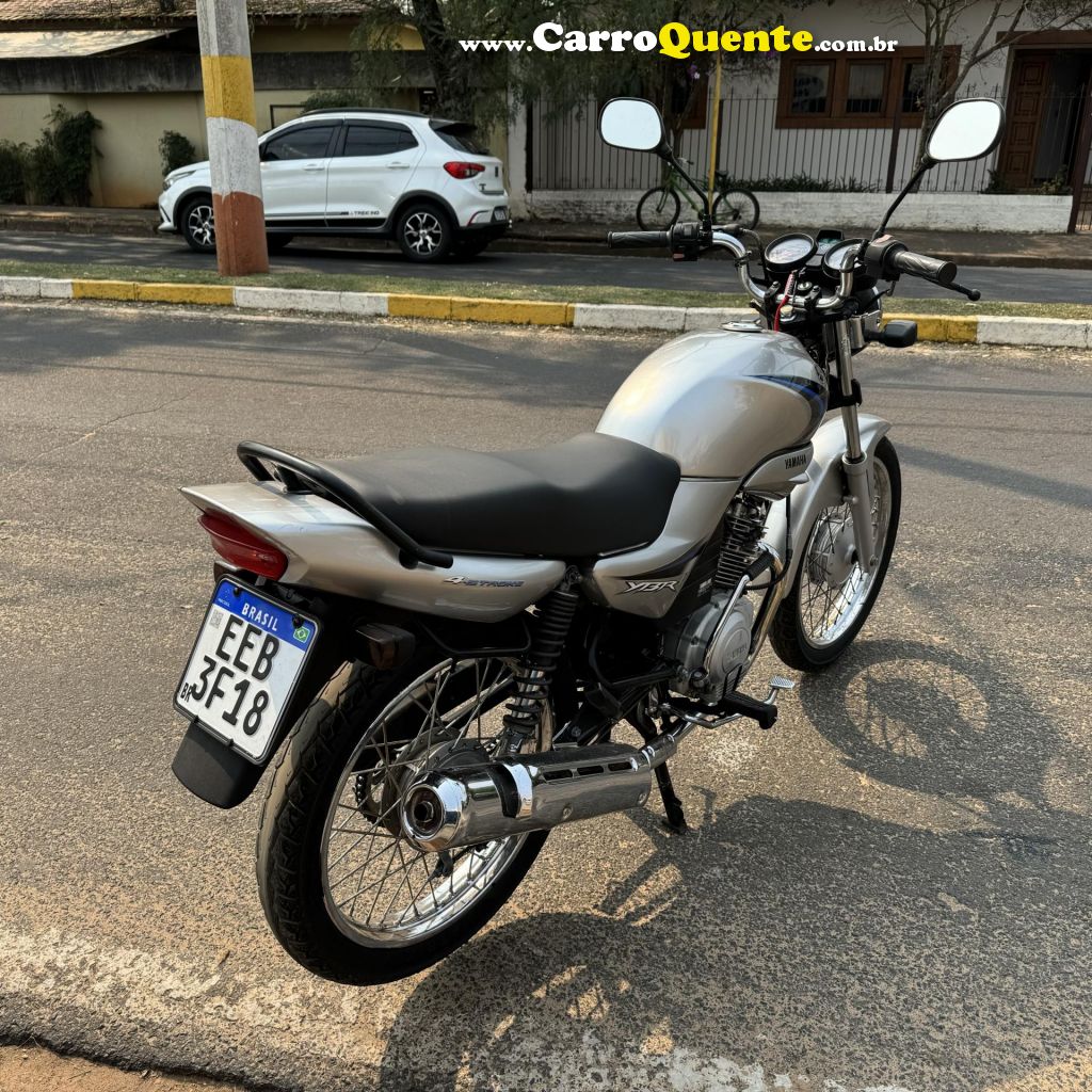 YAMAHA    YBR 125K   PRATA 2008 125 GASOLINA - Loja