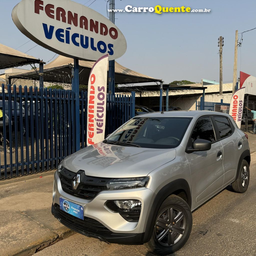 RENAULT   KWID ZEN 1.0 FLEX 12V 5P MEC.   PRATA 2023 1.0 FLEX - Loja