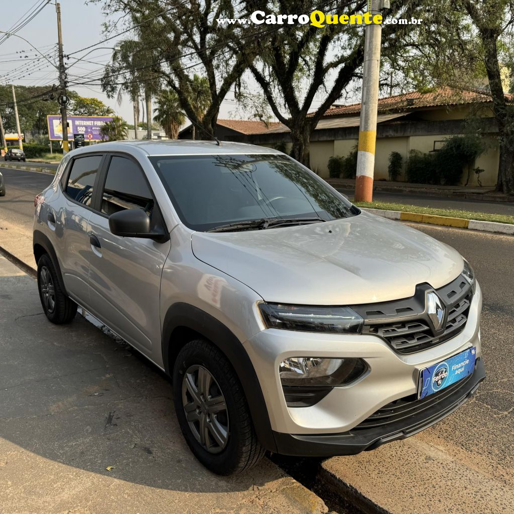 RENAULT   KWID ZEN 1.0 FLEX 12V 5P MEC.   PRATA 2023 1.0 FLEX - Loja