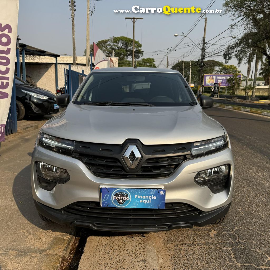 RENAULT   KWID ZEN 1.0 FLEX 12V 5P MEC.   PRATA 2023 1.0 FLEX - Loja