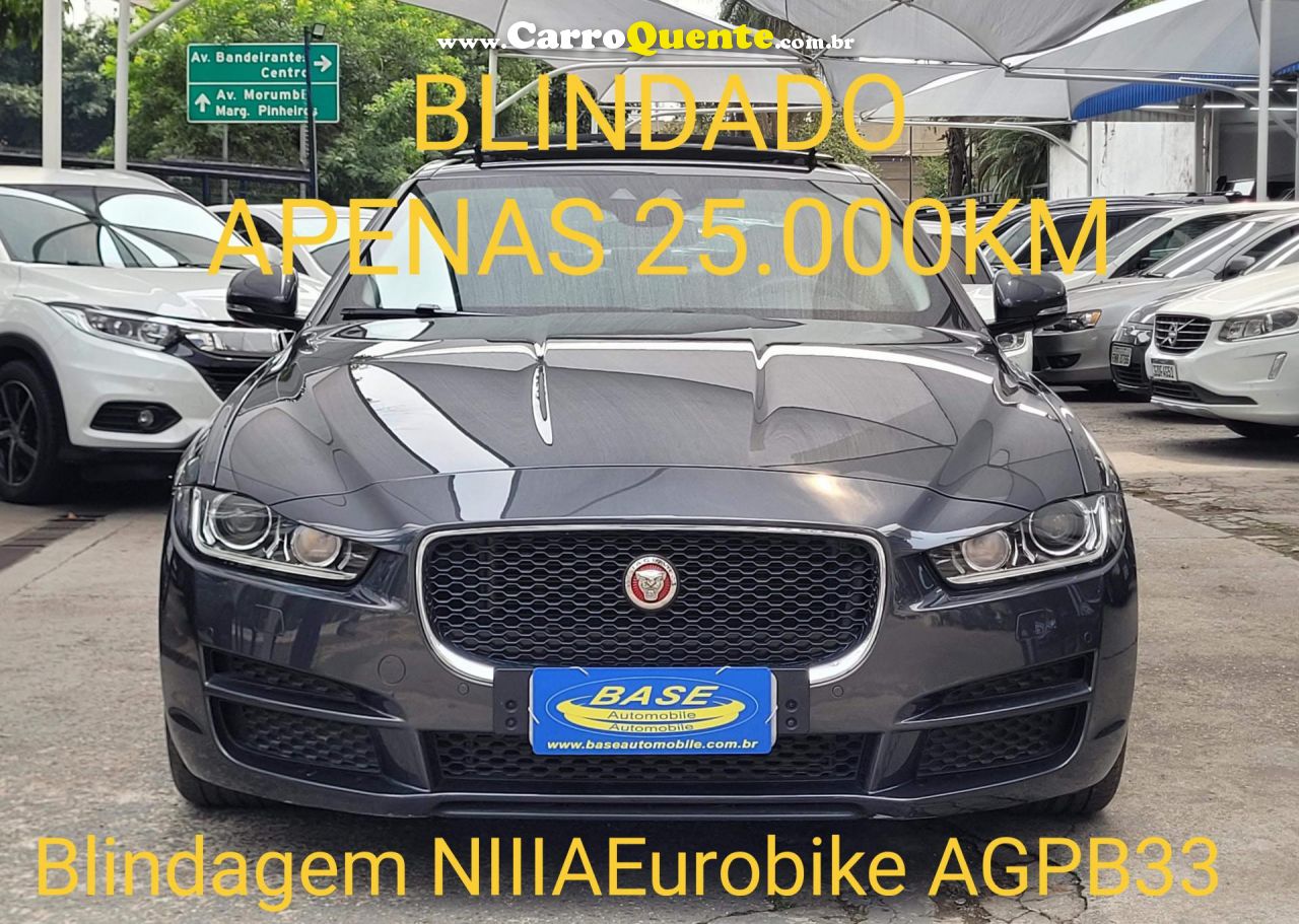 JAGUAR   XE 2.0 TURBOCHARGED PURE 240CV AUT.   CINZA 2017 2.0 GASOLINA - Loja