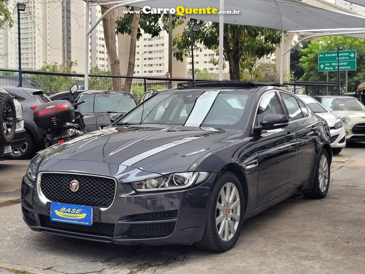 JAGUAR   XE 2.0 TURBOCHARGED PURE 240CV AUT.   CINZA 2017 2.0 GASOLINA - Loja