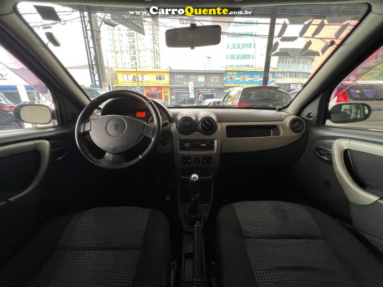 RENAULT   SANDERO EXPRESSION HI-FLEX 1.6 8V 5P   PRETO 2009 1.6 FLEX - Loja