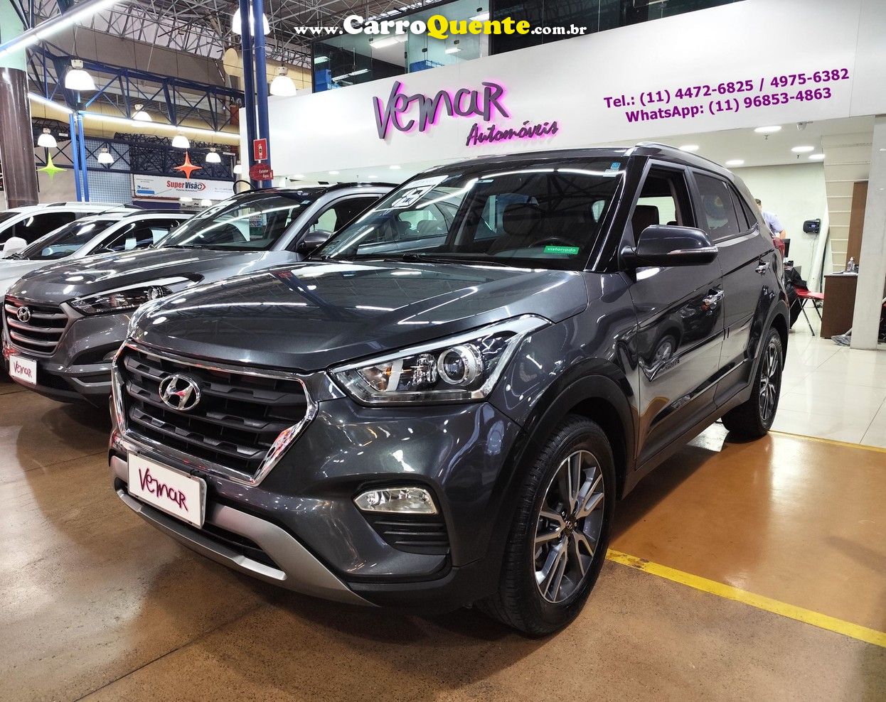 HYUNDAI CRETA PRESTIGE 2.0 FLEX AUTOM. *ÚNICO DONO* - Loja