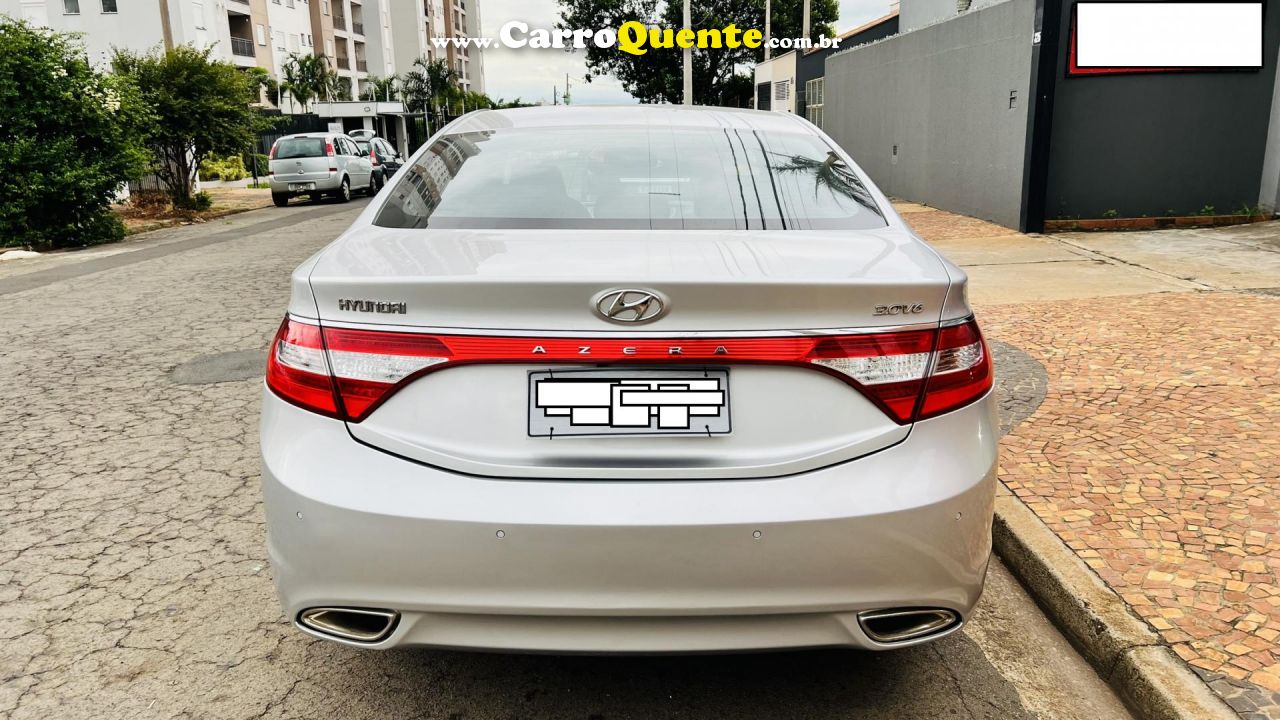 HYUNDAI   AZERA 3.0 V6 24V 4P AUT.   PRATA 2013 3.0 ÁLCOOL - Loja