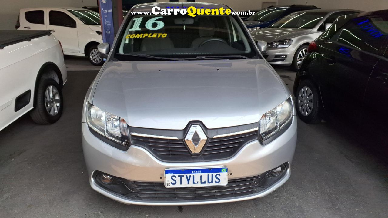 RENAULT   LOGAN EXPRESSION HI-FLEX 1.6 8V 4P   PRATA 2016 1.6 FLEX - Loja