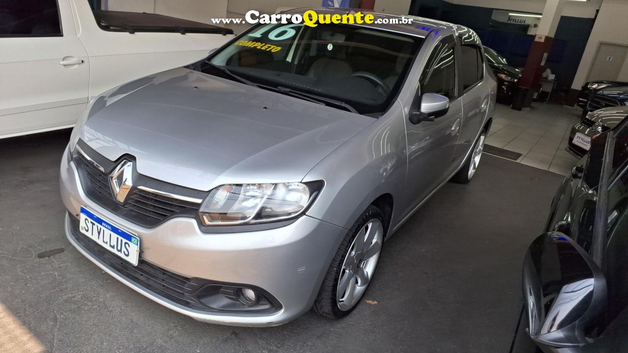 RENAULT   LOGAN EXPRESSION HI-FLEX 1.6 8V 4P   PRATA 2016 1.6 FLEX - Loja