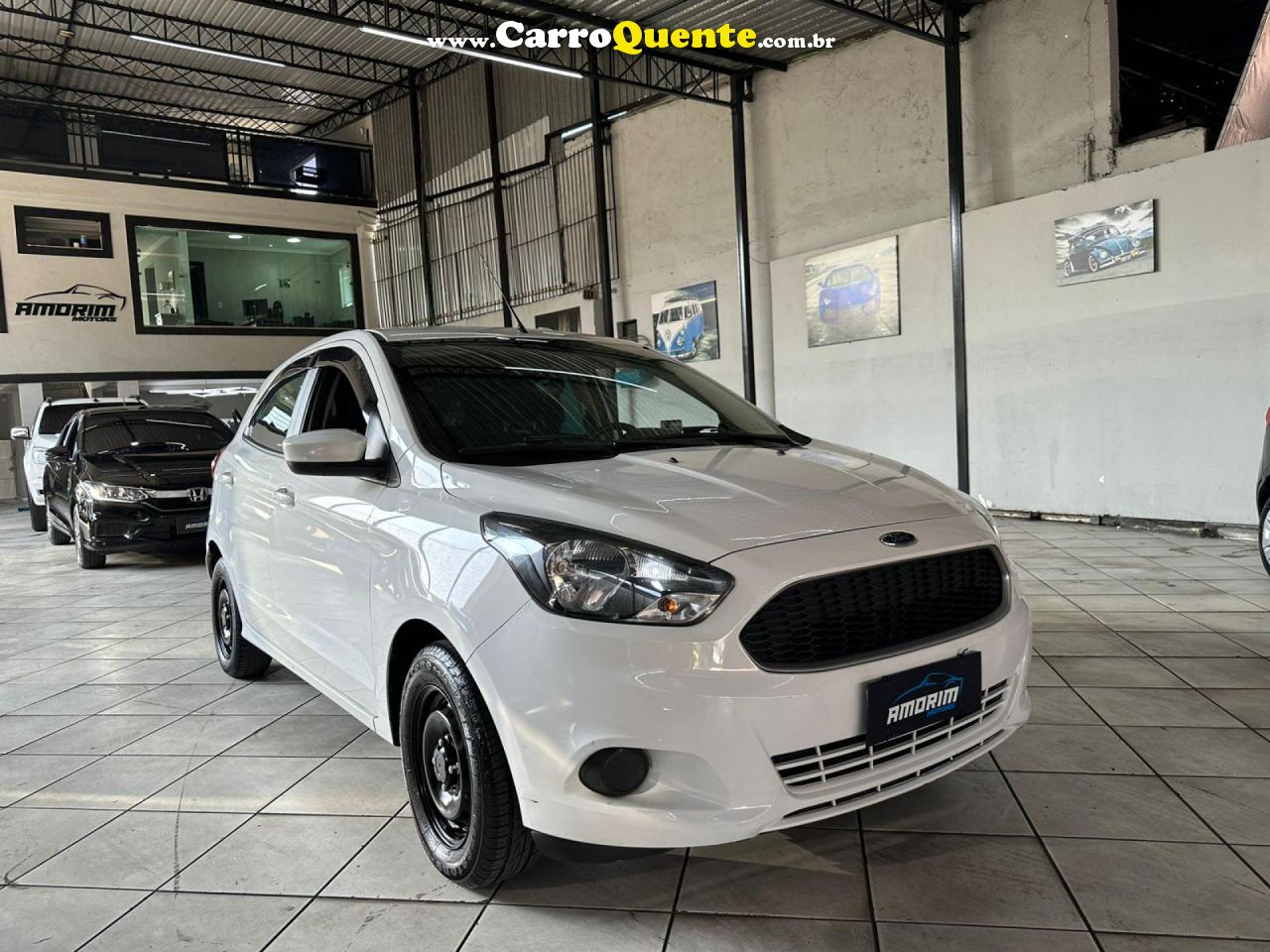 FORD   KA 1.0 SESE PLUS TIVCT FLEX 5P   BRANCO 2018 1.0 FLEX - Loja