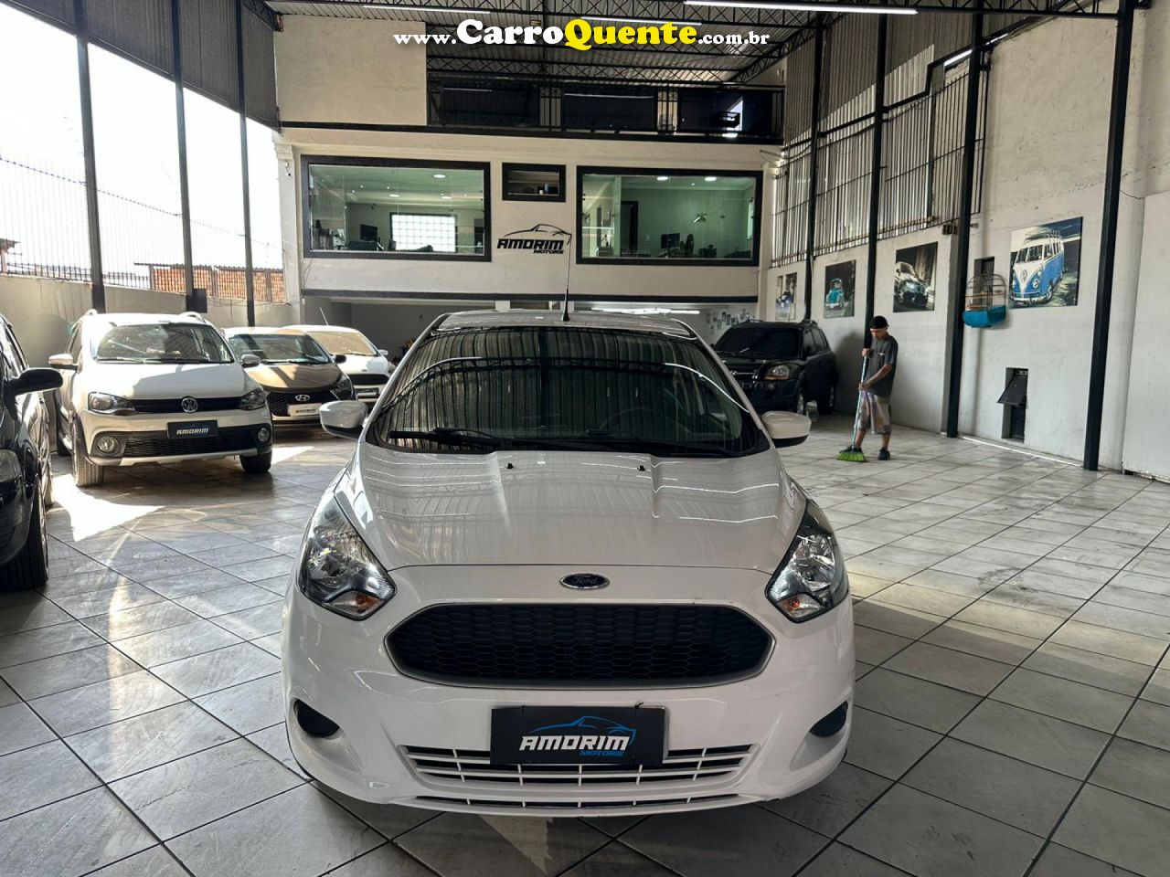 FORD   KA 1.0 SESE PLUS TIVCT FLEX 5P   BRANCO 2018 1.0 FLEX - Loja