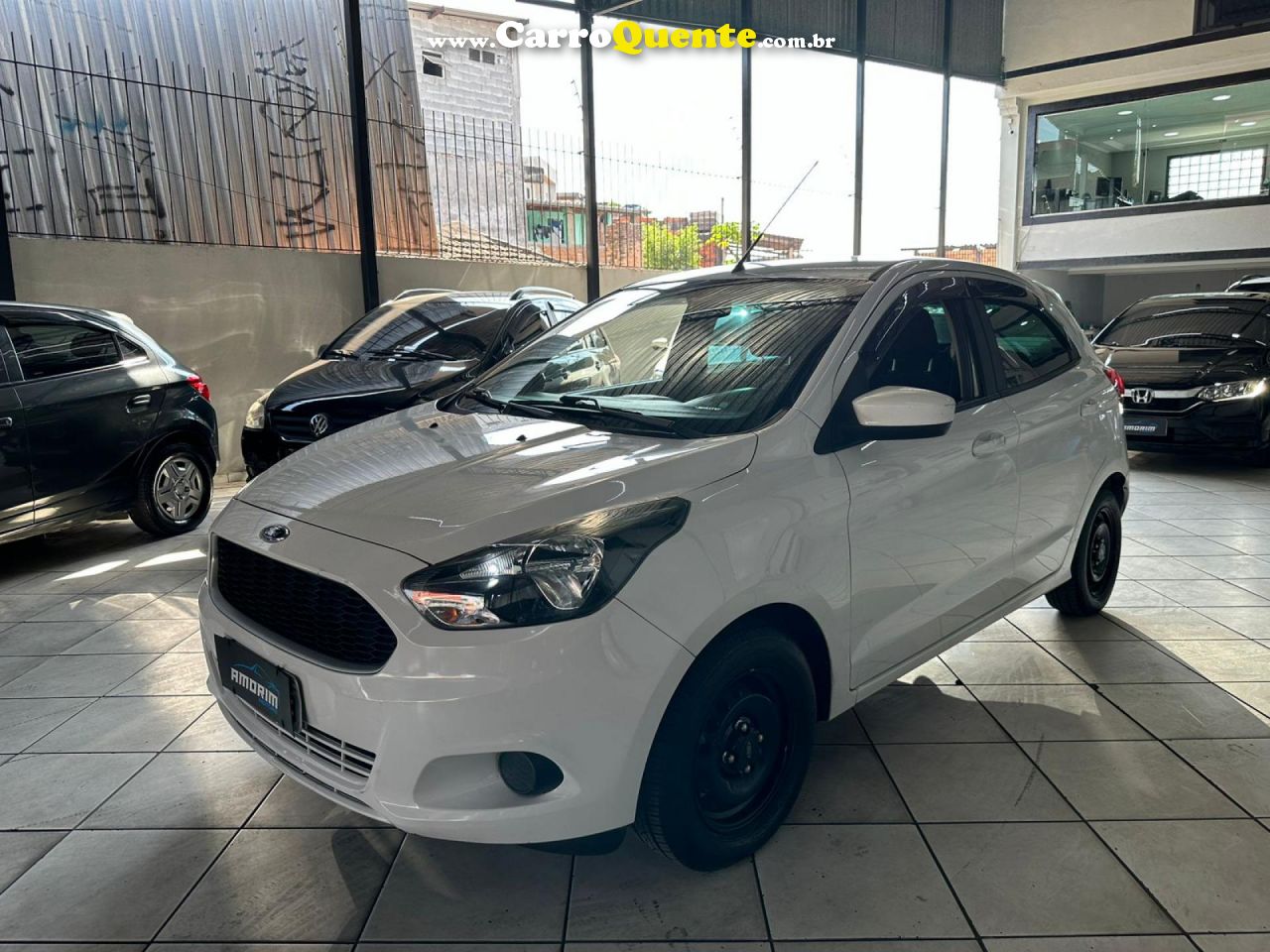 FORD   KA 1.0 SESE PLUS TIVCT FLEX 5P   BRANCO 2018 1.0 FLEX - Loja