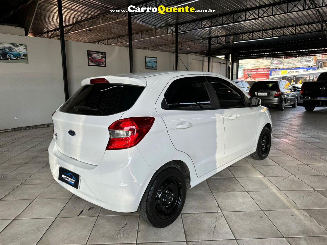 FORD   KA 1.0 SESE PLUS TIVCT FLEX 5P   BRANCO 2018 1.0 FLEX - Loja