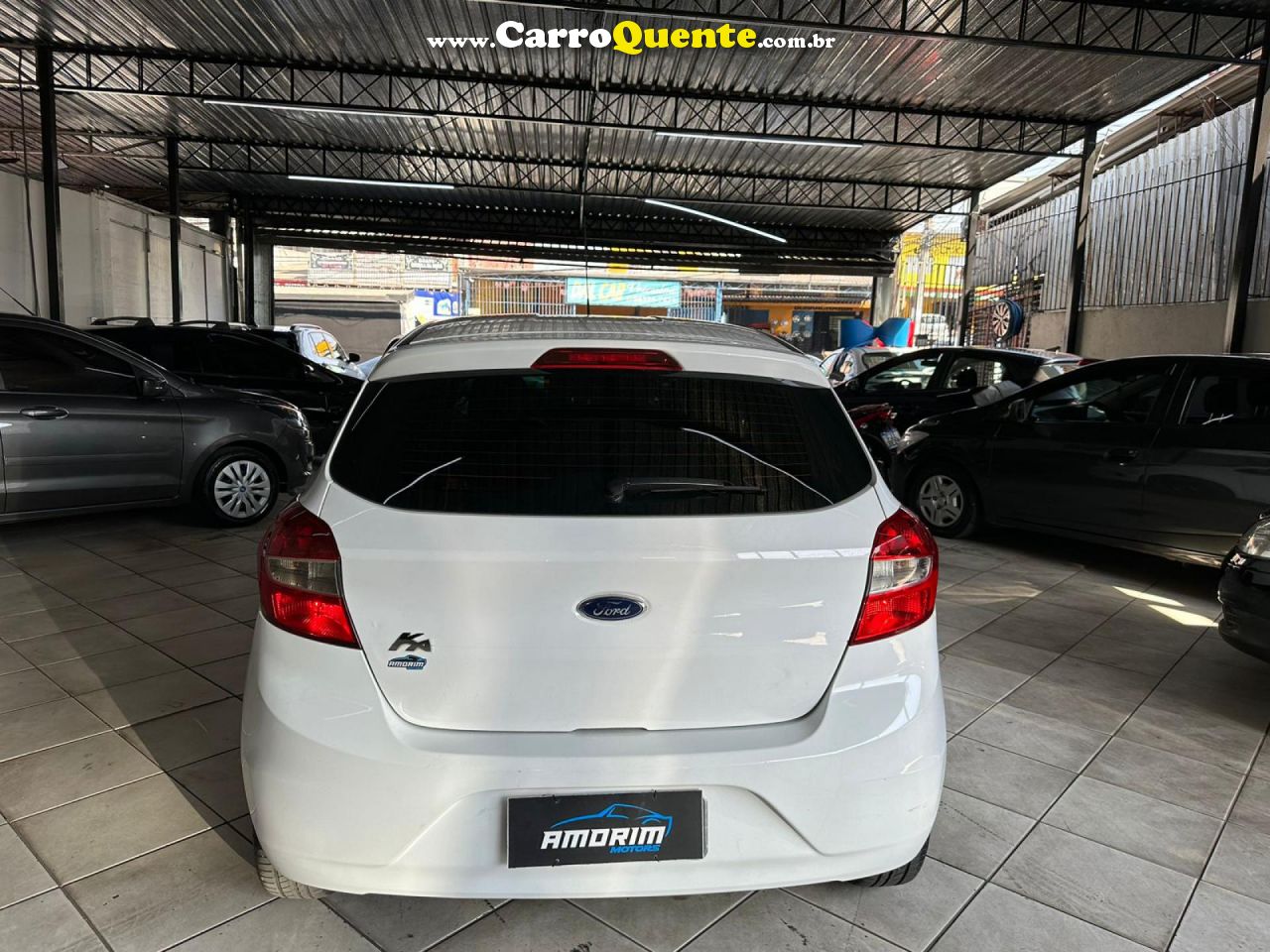 FORD   KA 1.0 SESE PLUS TIVCT FLEX 5P   BRANCO 2018 1.0 FLEX - Loja