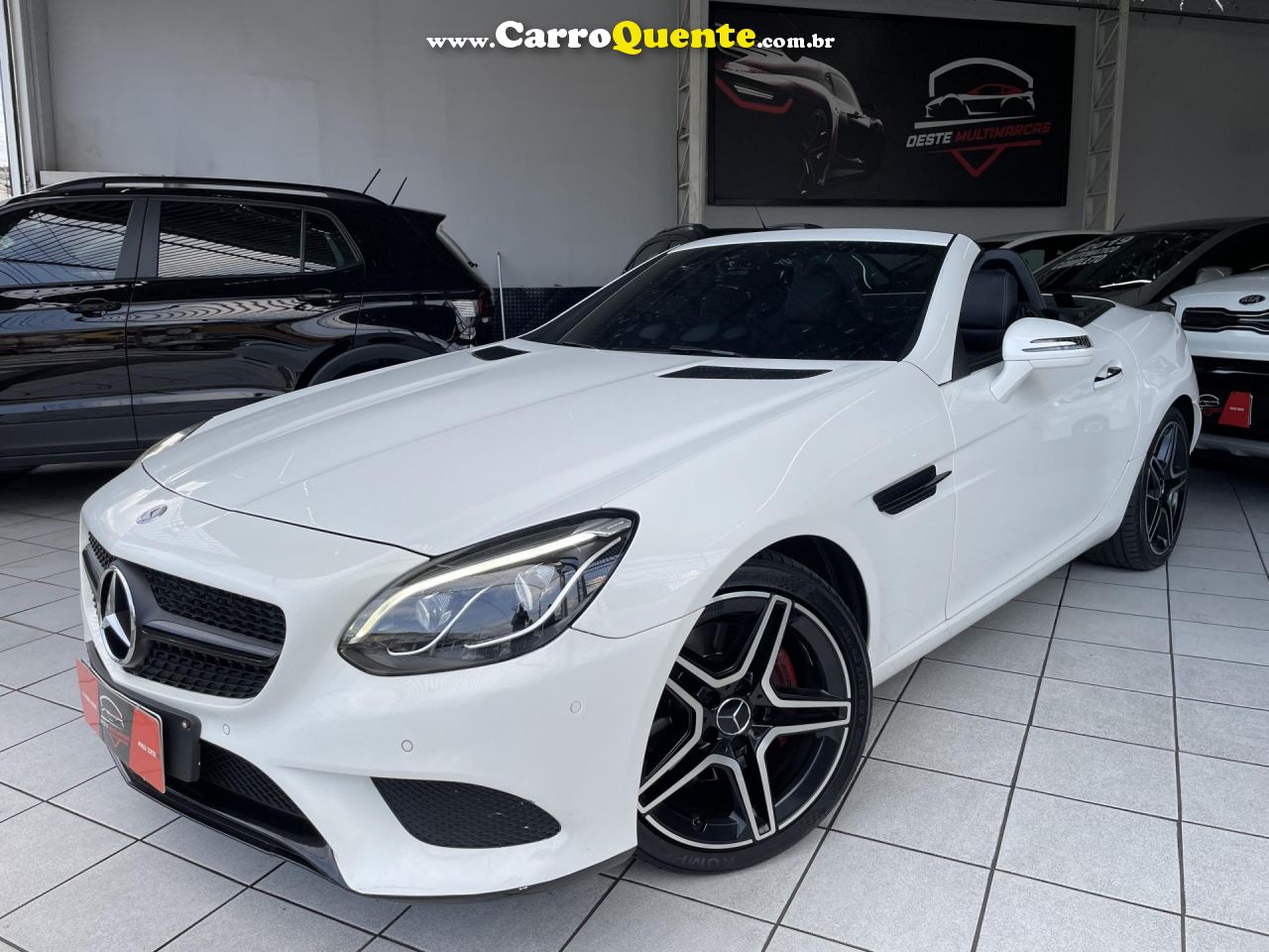 MERCEDES-BENZ   SLC-300 2.0 TURBO 245CV AUT.   BRANCO 2017 2.0 GASOLINA - Loja