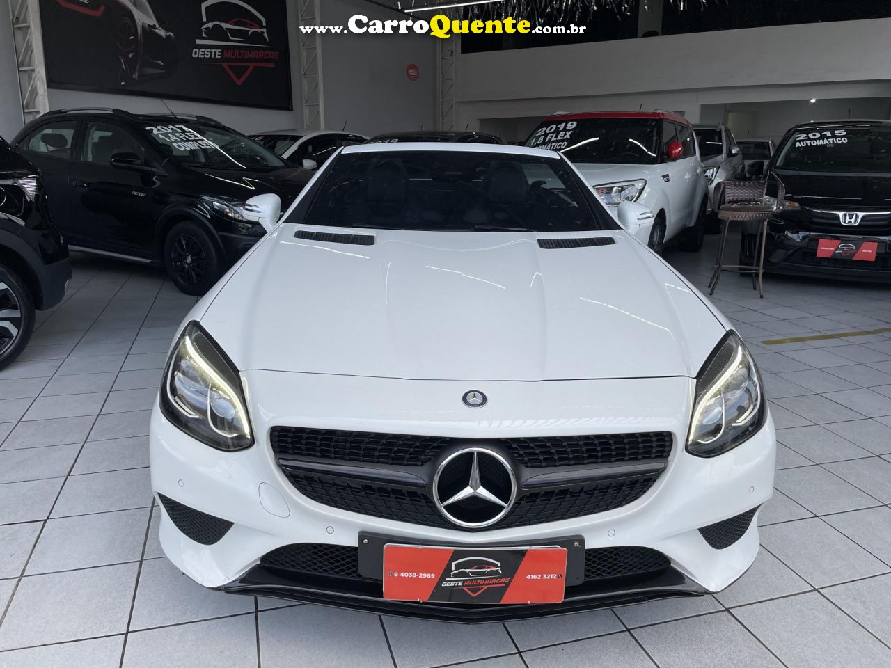 MERCEDES-BENZ   SLC-300 2.0 TURBO 245CV AUT.   BRANCO 2017 2.0 GASOLINA - Loja