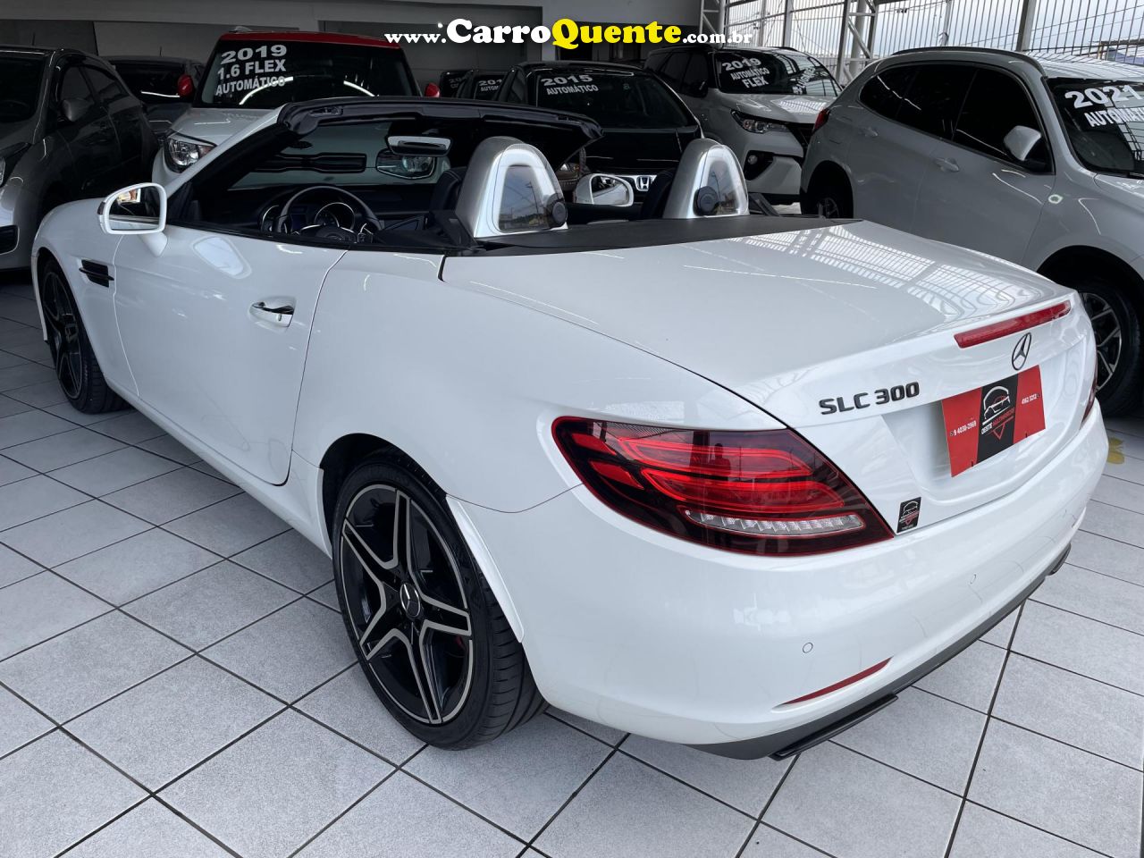 MERCEDES-BENZ   SLC-300 2.0 TURBO 245CV AUT.   BRANCO 2017 2.0 GASOLINA - Loja