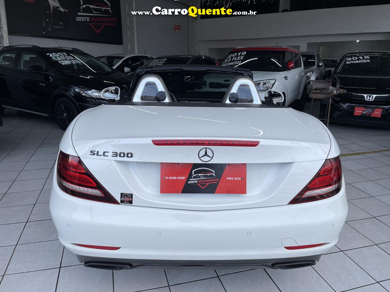 MERCEDES-BENZ   SLC-300 2.0 TURBO 245CV AUT.   BRANCO 2017 2.0 GASOLINA - Loja