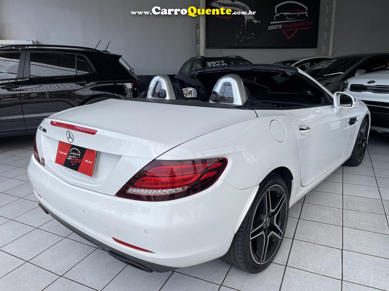 MERCEDES-BENZ   SLC-300 2.0 TURBO 245CV AUT.   BRANCO 2017 2.0 GASOLINA - Loja