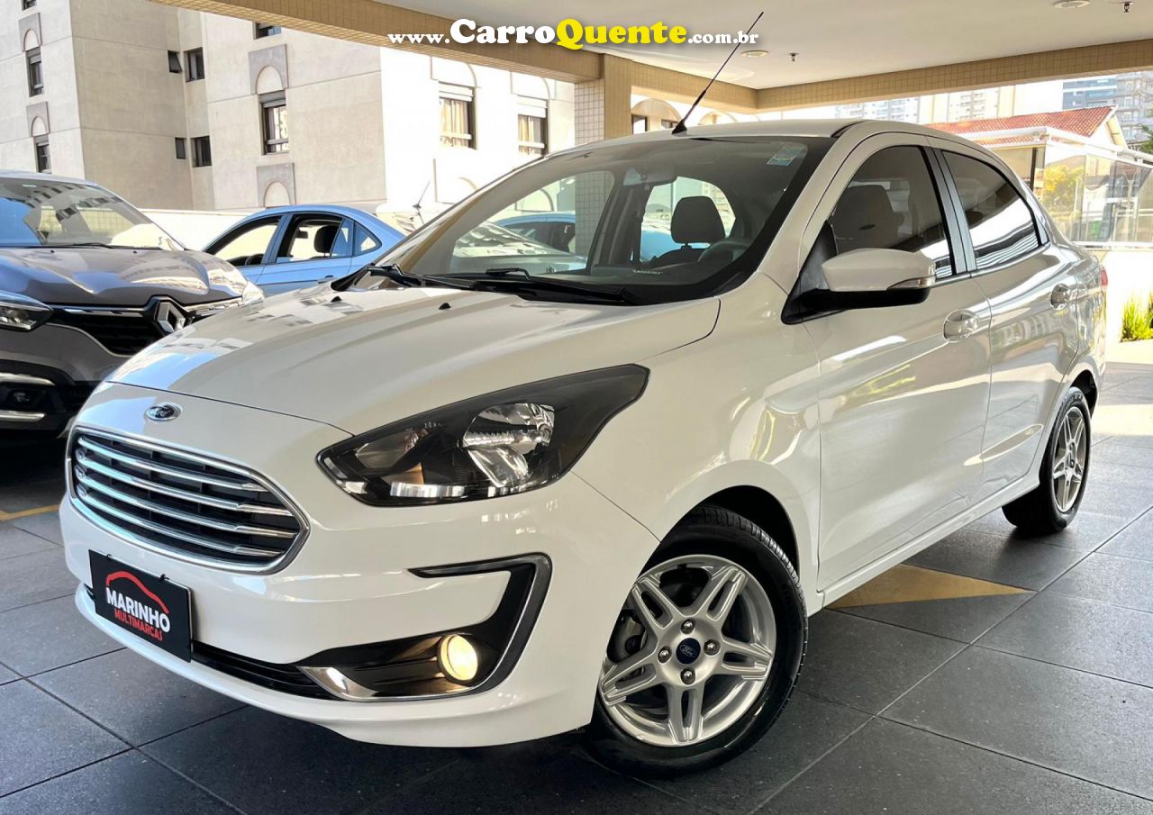 FORD   KA SEDAN AUTOMATICO SEL FLEX COMPLETO MULTIMIDIA RODAS NOVO!!!   BRANCO 2020 1.5 FLEX - Loja