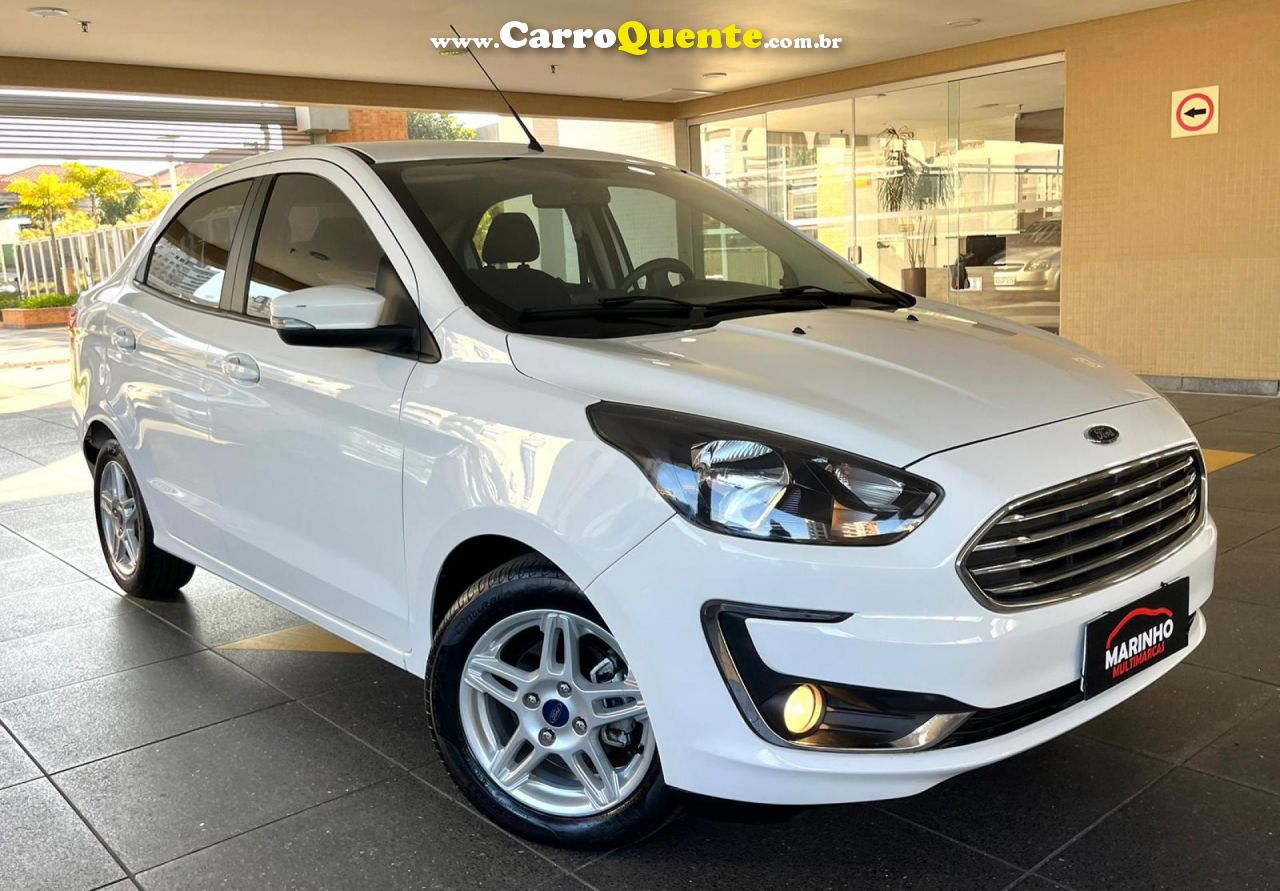 FORD   KA SEDAN AUTOMATICO SEL FLEX COMPLETO MULTIMIDIA RODAS NOVO!!!   BRANCO 2020 1.5 FLEX - Loja