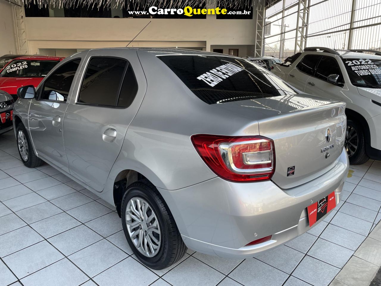 RENAULT   LOGAN ZEN FLEX 1.0 12V 4P MEC.   PRATA 2021 1.0 FLEX - Loja