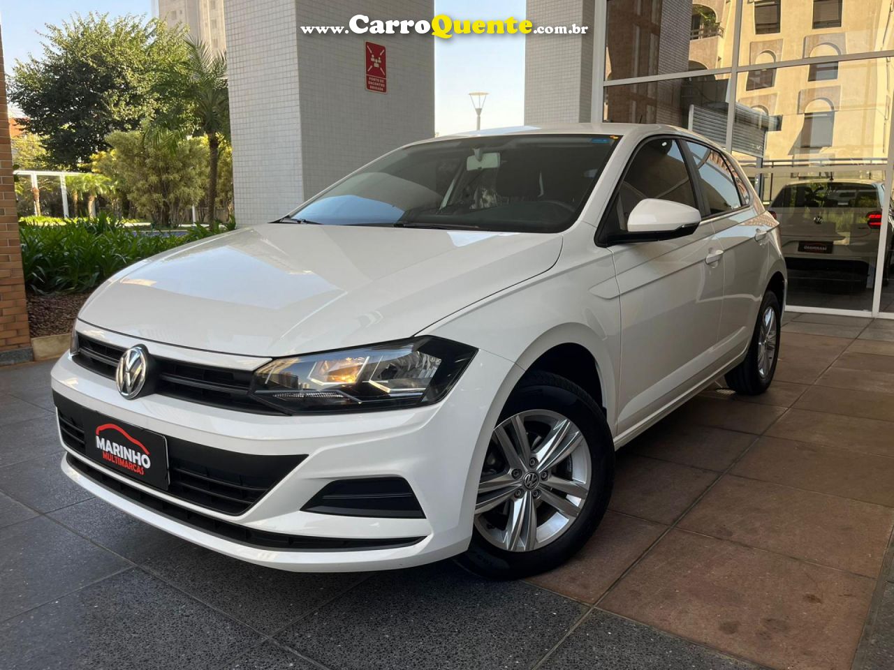 VOLKSWAGEN   POLO 1.6 MSI FLEX TOP LINHA MULTIMIDIA RODAS BAIXA KM OTIMO ESTADO   BRANCO 2020 1.6 FLEX - Loja