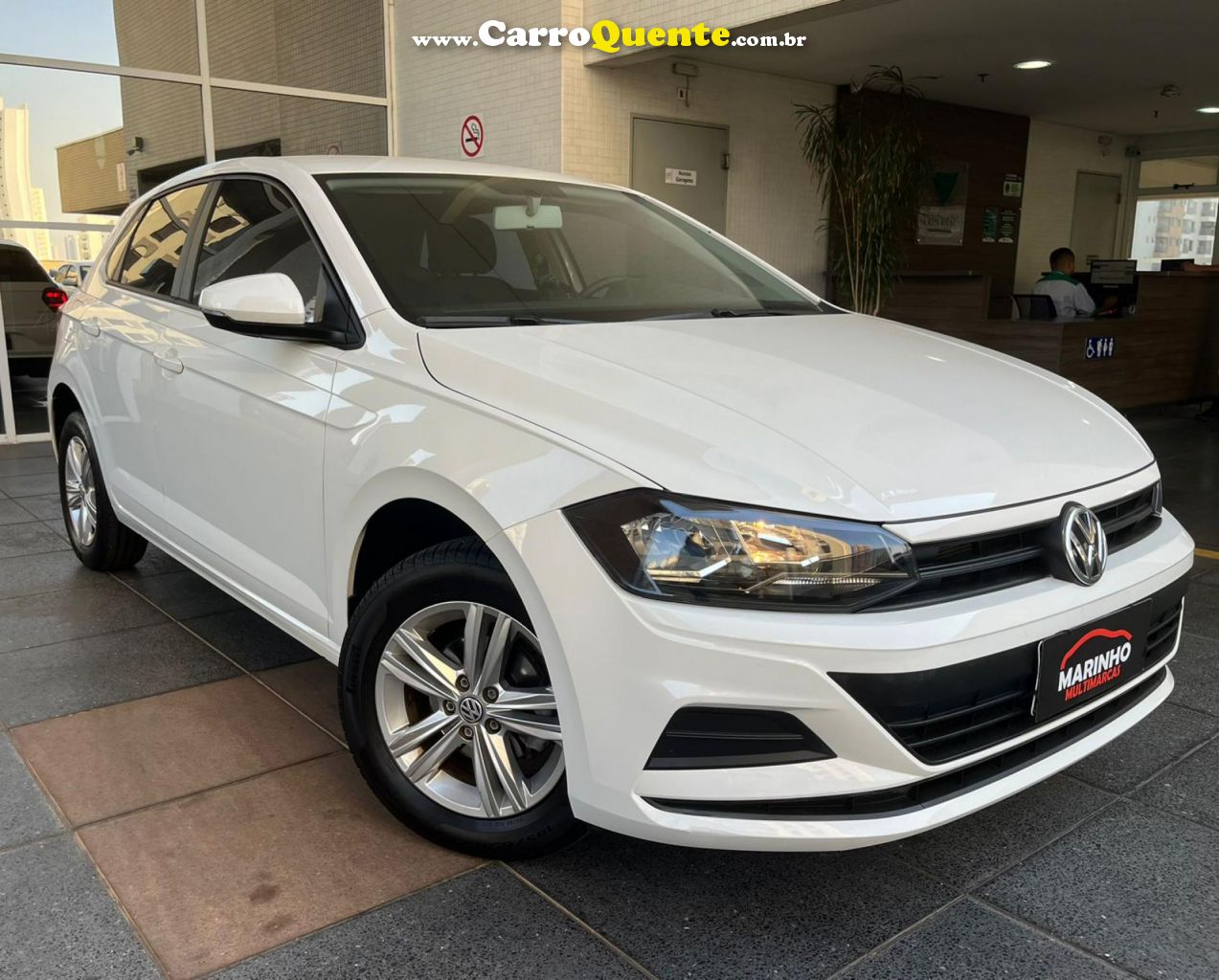 VOLKSWAGEN   POLO 1.6 MSI FLEX TOP LINHA MULTIMIDIA RODAS BAIXA KM OTIMO ESTADO   BRANCO 2020 1.6 FLEX - Loja