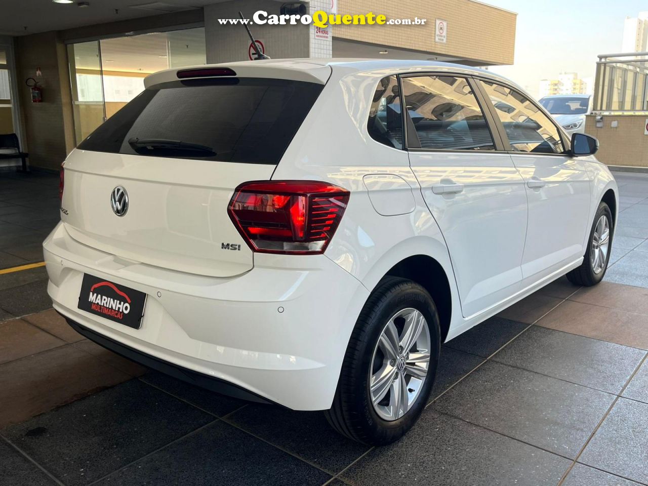 VOLKSWAGEN   POLO 1.6 MSI FLEX TOP LINHA MULTIMIDIA RODAS BAIXA KM OTIMO ESTADO   BRANCO 2020 1.6 FLEX - Loja