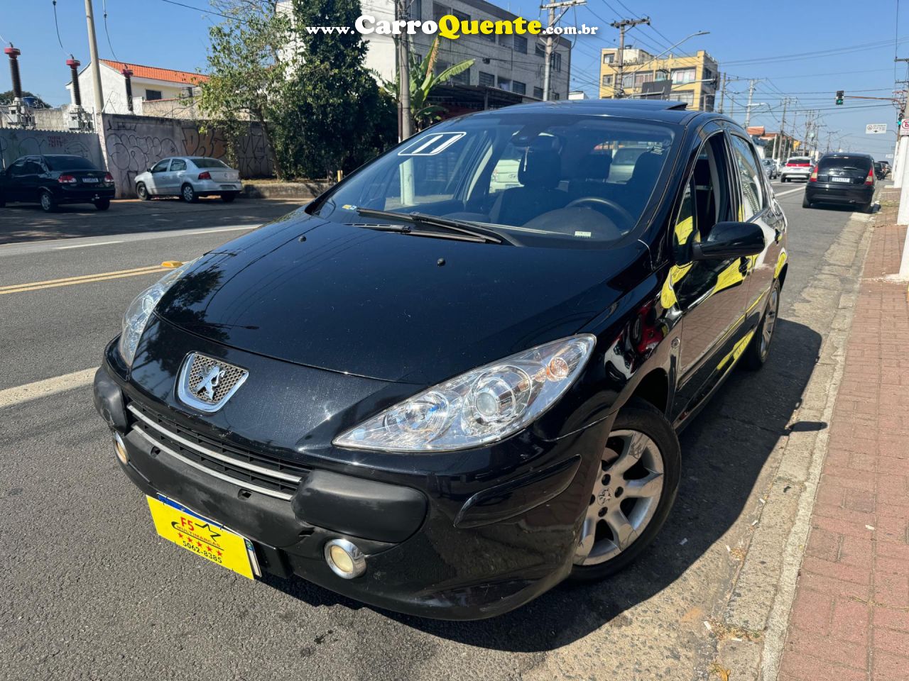 PEUGEOT   307 SOLEIL PRESENCE 1.61.6 FLEX 16V 5P   PRATA 2011 1.6 FLEX - Loja