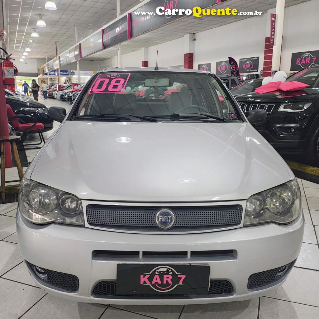 FIAT   PALIO 1.0 TROFEO 1.0 FIRE FIRE FLEX 4P   PRATA 2008 1.0 FLEX - Loja