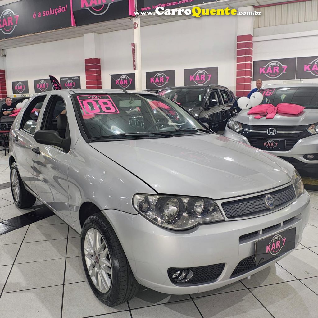 FIAT   PALIO 1.0 TROFEO 1.0 FIRE FIRE FLEX 4P   PRATA 2008 1.0 FLEX - Loja