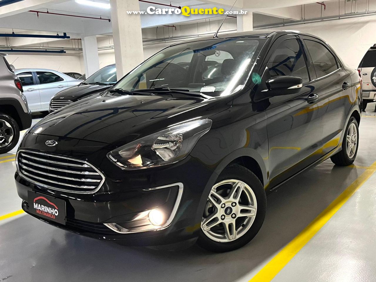 FORD   KA SEDAN AUTOMATICO SEL FLEX TOP LINHA EXCELENTE ESTADO GERAL   PRETO 2020 1.5 FLEX - Loja