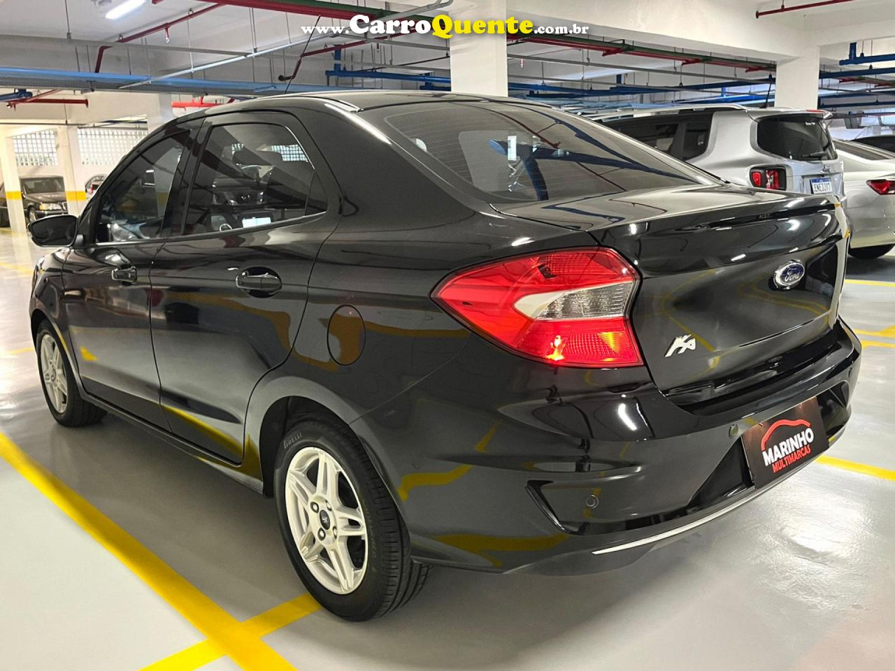 FORD   KA SEDAN AUTOMATICO SEL FLEX TOP LINHA EXCELENTE ESTADO GERAL   PRETO 2020 1.5 FLEX - Loja