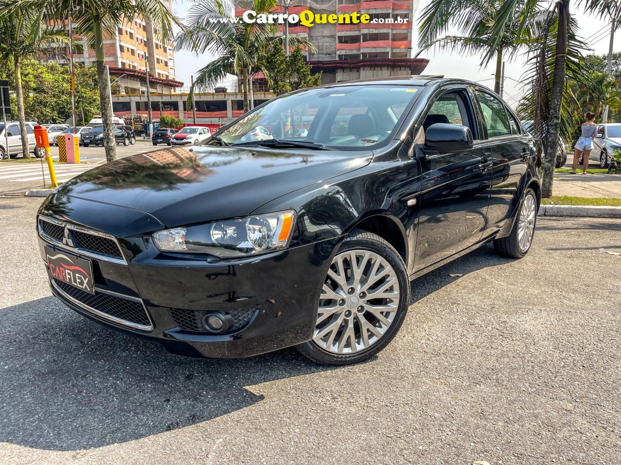 MITSUBISHI   LANCER HLE 2.0 16V 160CV AUT.   PRETO 2017 2.0 GASOLINA - Loja