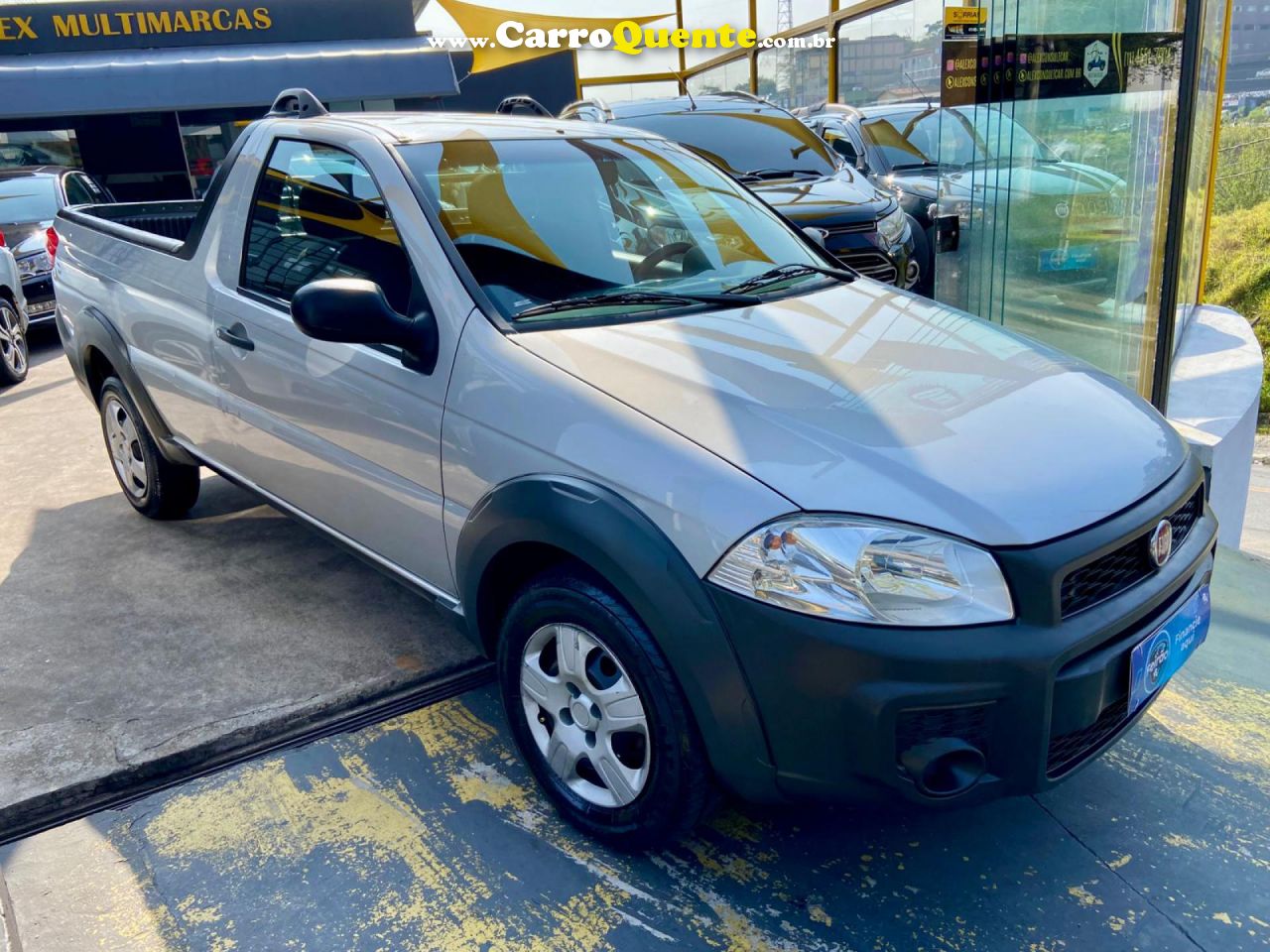 FIAT   STRADA WORKING HARD 1.4 FIRE FLEX 8V CE   PRATA 2018 1.4 FLEX - Loja