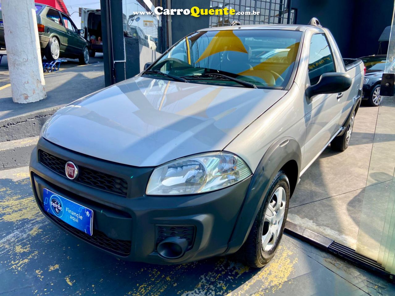 FIAT   STRADA WORKING HARD 1.4 FIRE FLEX 8V CE   PRATA 2018 1.4 FLEX - Loja